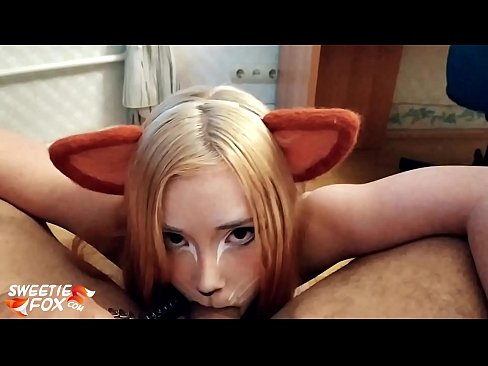 ❤️ Kitsune gbe dick ati pẹlu ni ẹnu rẹ ❌  si wa ❌❤